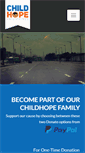 Mobile Screenshot of childhope.org.ph